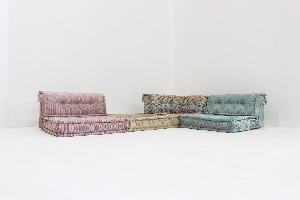 Roche Bobois Mah Jong modulaire sofa Missoni Hans Hopfer, Enlèvement ou Envoi