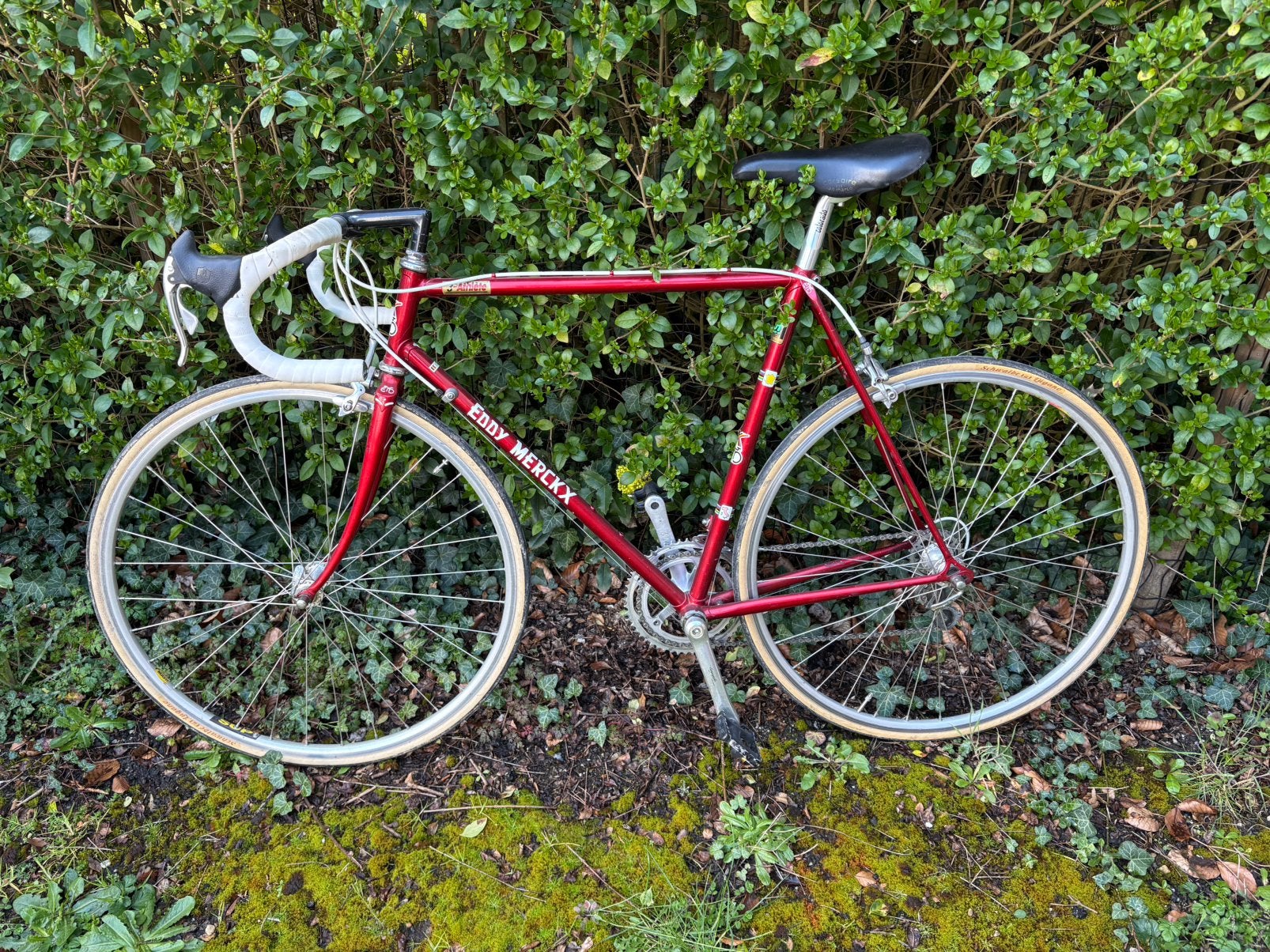 Eddy Merckx koersfiets, Ophalen, Zo goed als nieuw