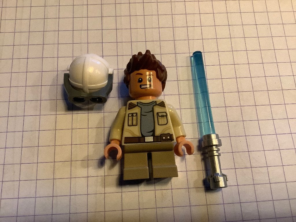 Lego figuur sw0851 Rowan - Tan Jacket / F4, Lego, Comme neuf, Minifigurine, Star Wars