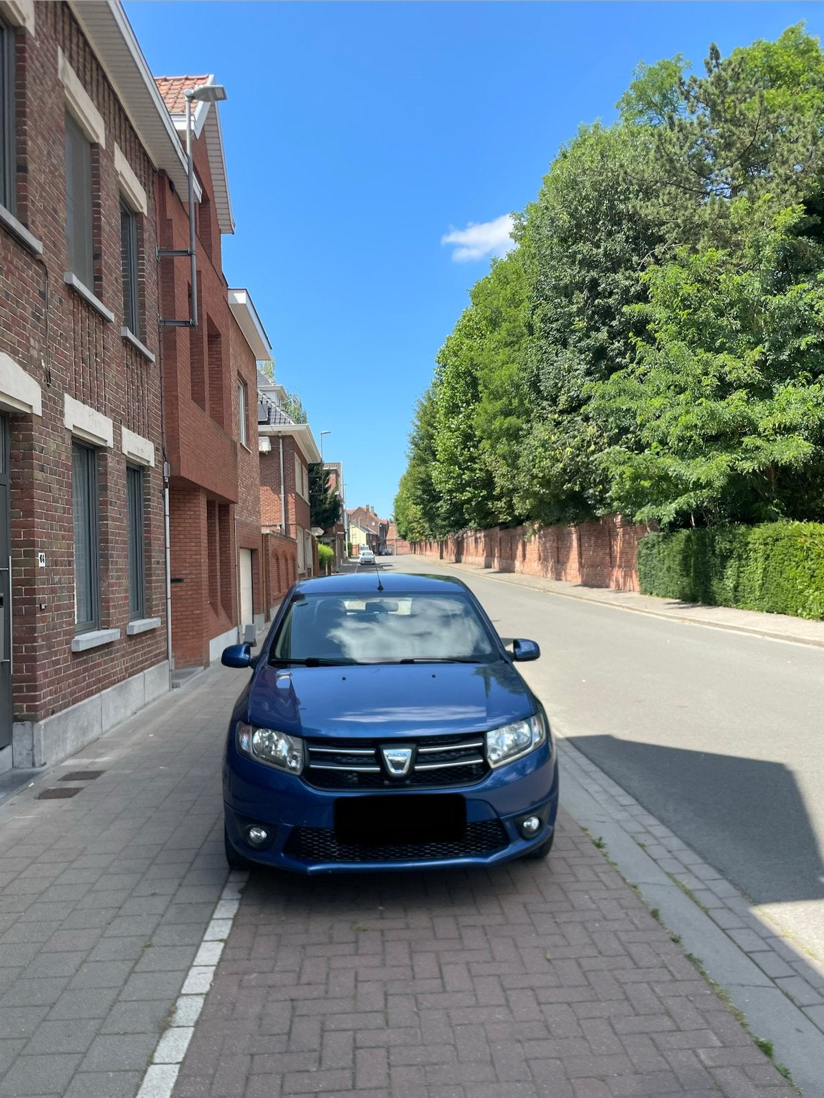 Dacia Sandero Gps airco Benzine euro 5B Blanco keuring, Euro 5, Elektrische ramen, Handgeschakeld, 5 deurs