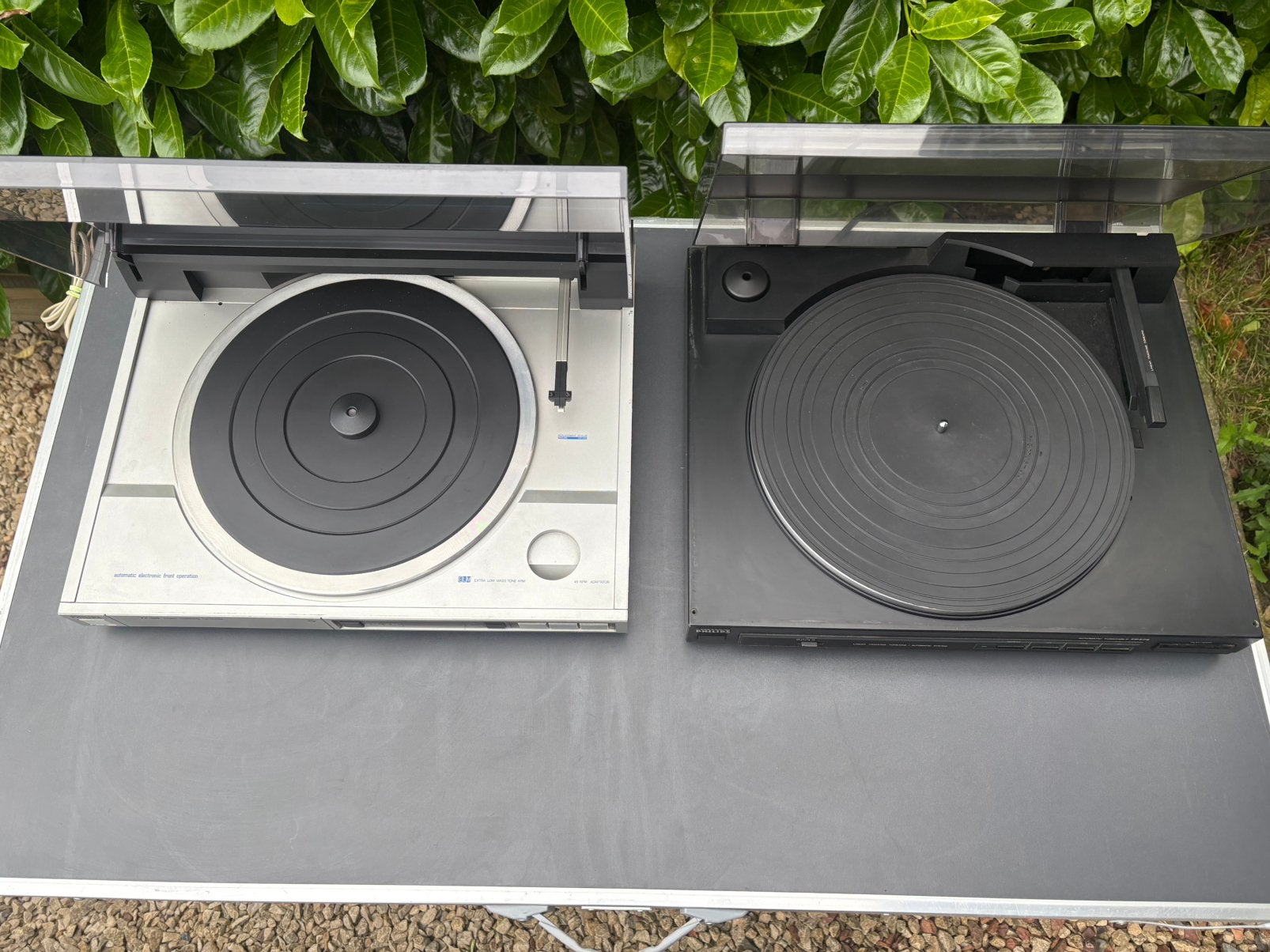 PHILIPS VINTAGE DRAAITAFELS SET VAN 3: TE REPAREREN, Audio, Tv en Foto, Platenspelers, Ophalen, Philips, Automatisch, Platenspeler
