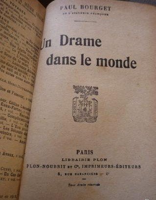 Livres de Paul Bourget, Enlèvement ou Envoi, Utilisé, Paul Bourget 