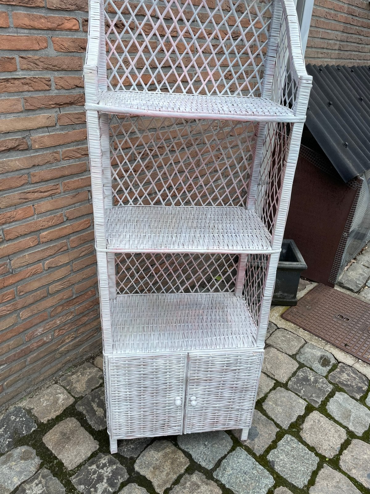 Rieten open rekje gratis, Huis en Inrichting, Kasten | Overige, Ophalen, Gebruikt