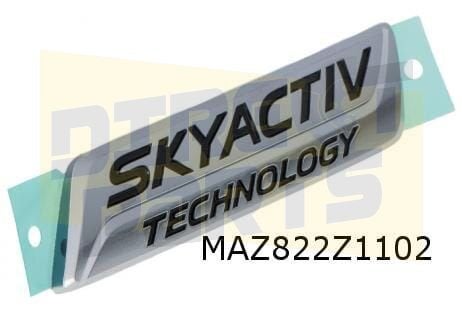 Mazda CX-3 embleem tekst ''SkyActiv technology'' achter Orig, Neuf, -, -, Mazda