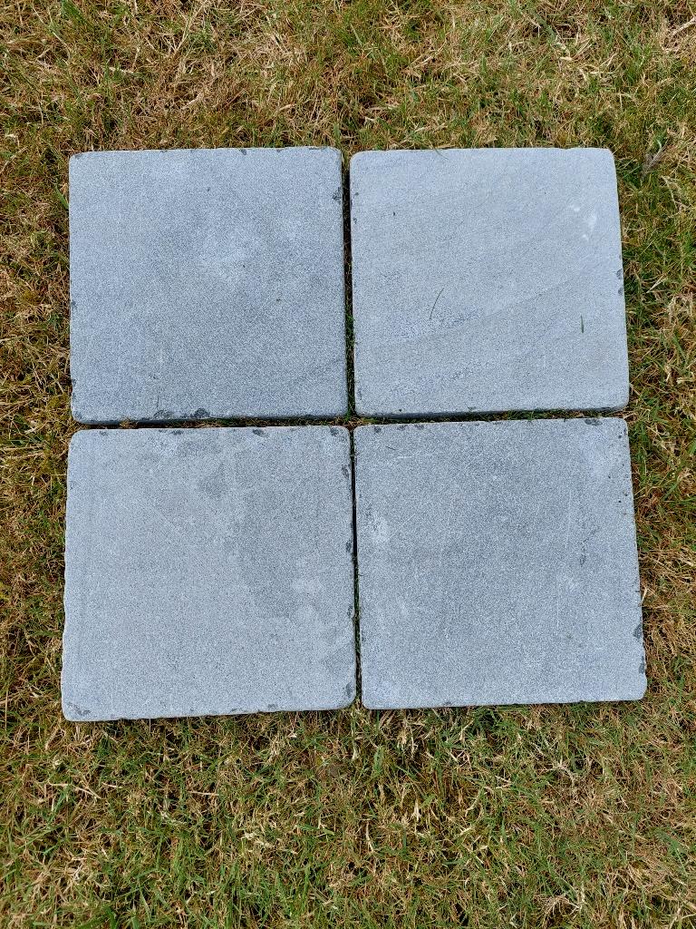Carrelage bleu (patio) — 4 pièces en stock, Neuf, Planchers ou planches, Pierre ou Argile, Enlèvement
