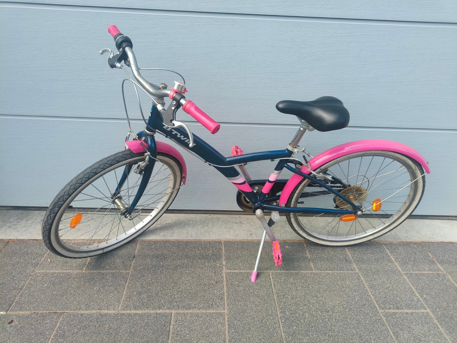 B-Twin Original 24 inch meisjesfiets, Fietsen en Brommers, Ophalen, Velgrem, B-TWIN, Versnellingen