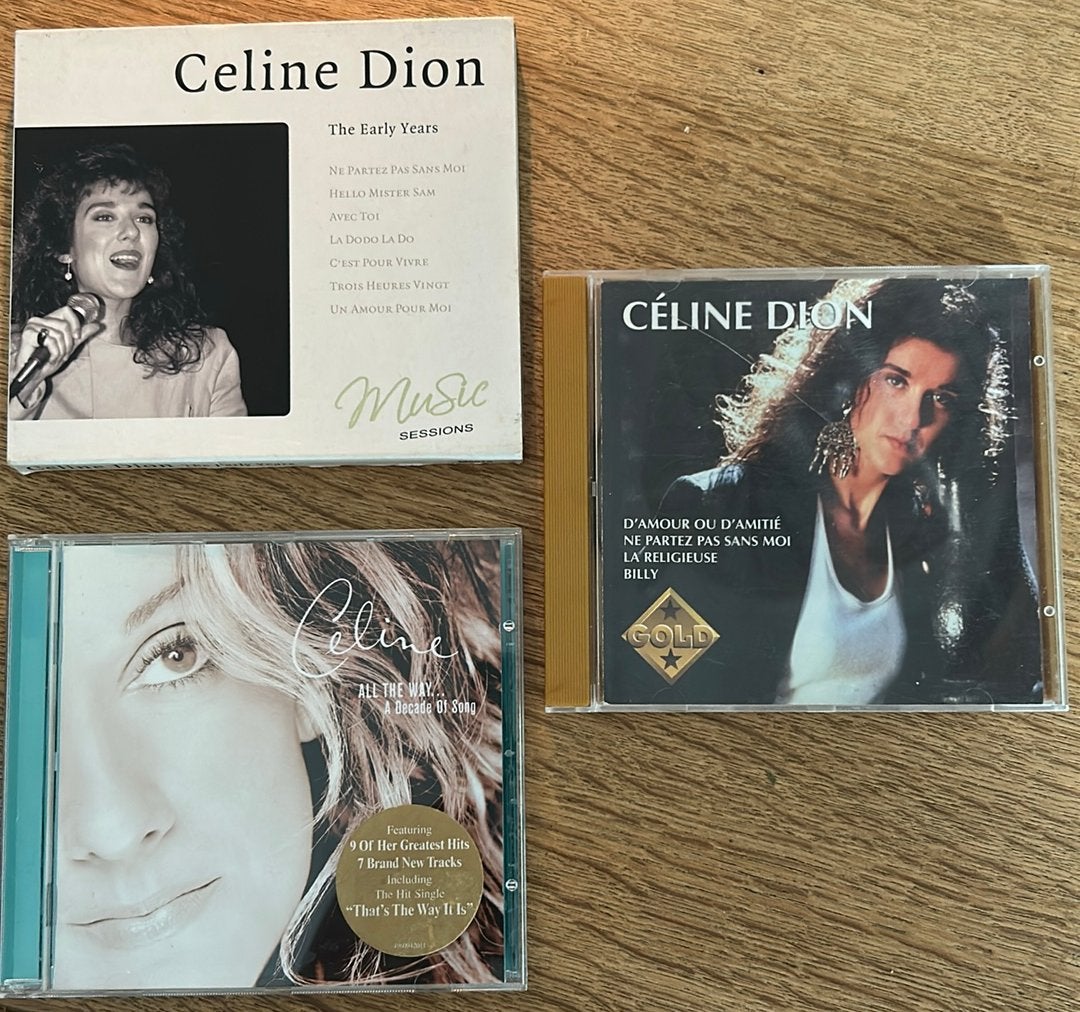 3 CD’s van Celine Dion, Cd's en Dvd's, Cd's | Overige Cd's, Ophalen, Gebruikt, Verzamelalbum