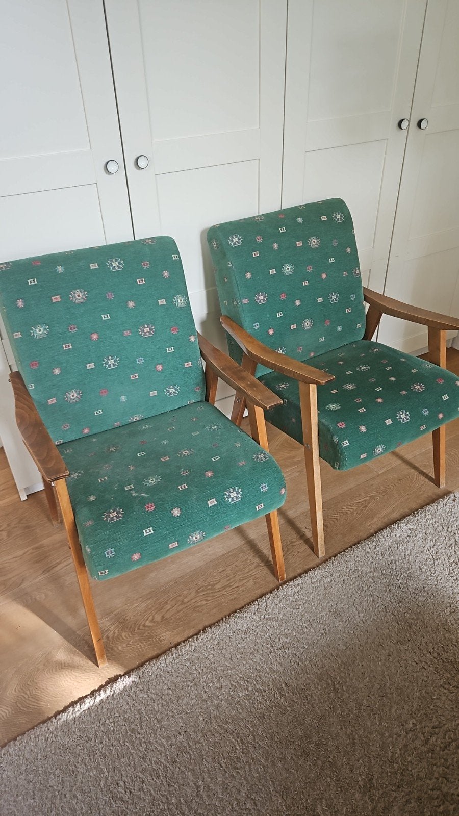 Vintage zetels, Ophalen