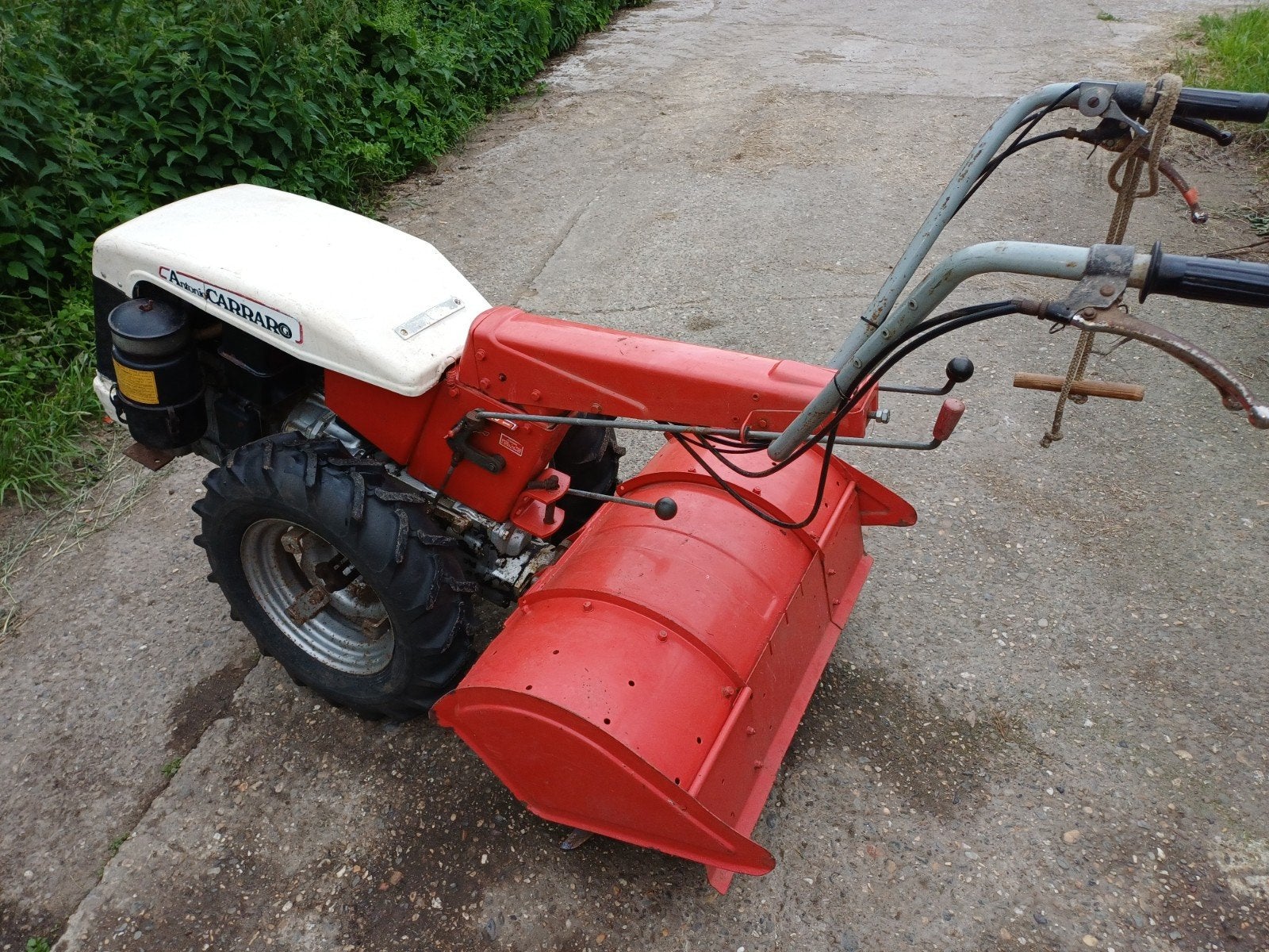 Motoculteur, Ophalen