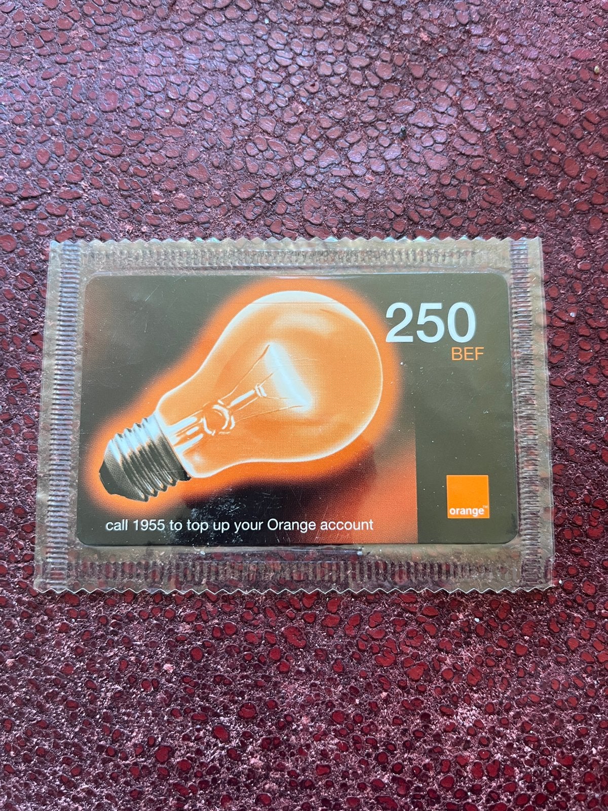 Télécarte Recharge Orange Belgique ultra rare, Verzamelen, Telefoonkaarten, Ophalen of Verzenden