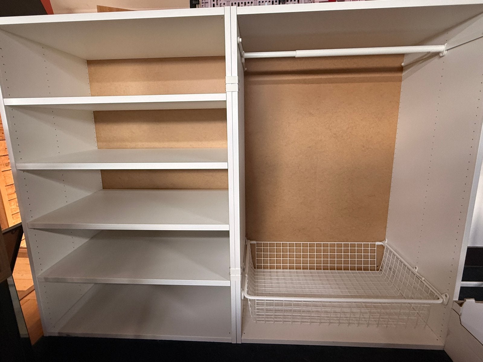 Witte ikea kast, Maison & Meubles, Armoires | Armoires à porte coulissante & Armoires à archives, Comme neuf, Enlèvement