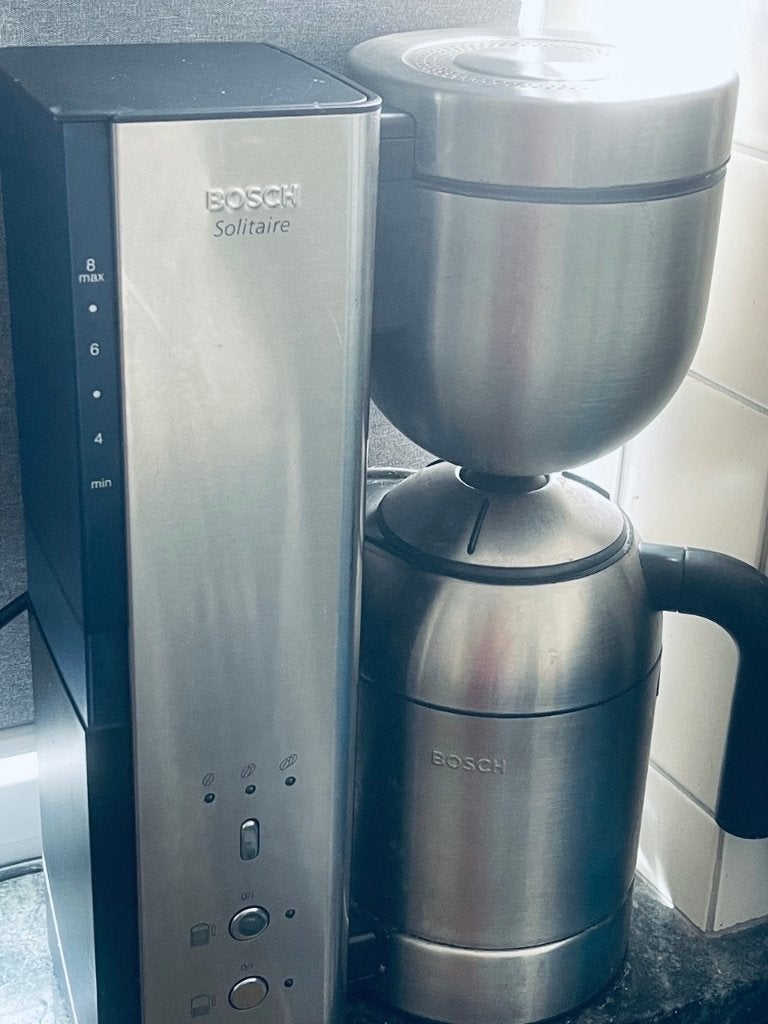 Cafetière Bosch Solitaire - acier inoxydable, Enlèvement, Cafetière