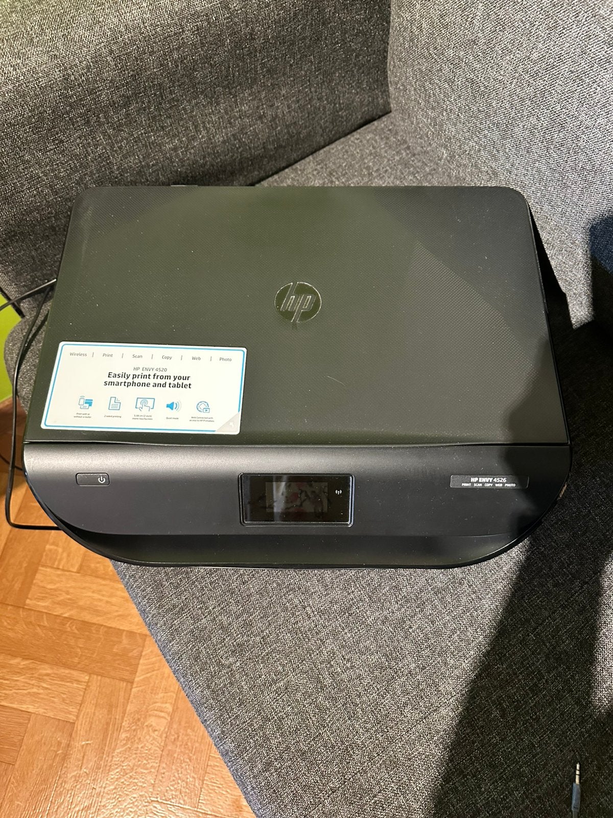 Printer + onderlegger bureau, Ophalen, Printer