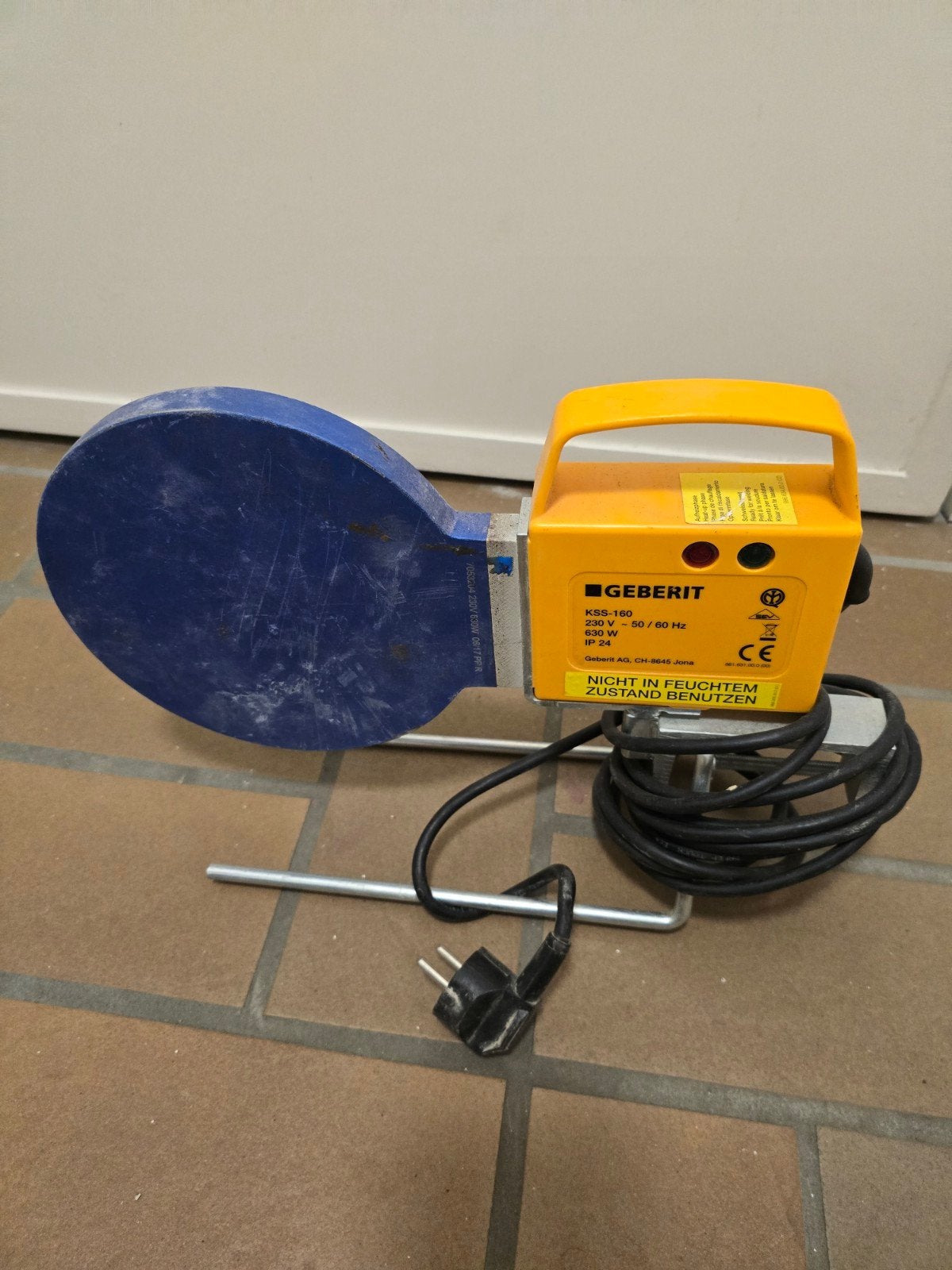 Geberit KSS-160 Spiegellasapparaat / Lasspiegel (PE afvoerle, Ophalen