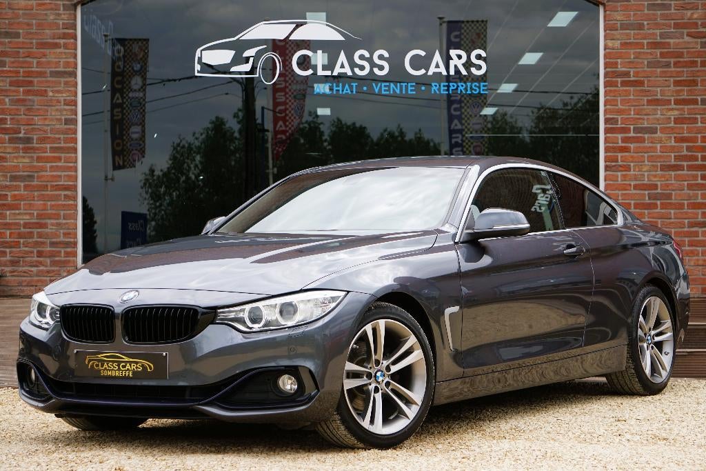 BMW 420i Coupé SPORT LINE BI-XENON NAVI PDC AV/AR CARNET BMW, Autos, BMW, Argent ou Gris, Achat, Euro 6, Entreprise
