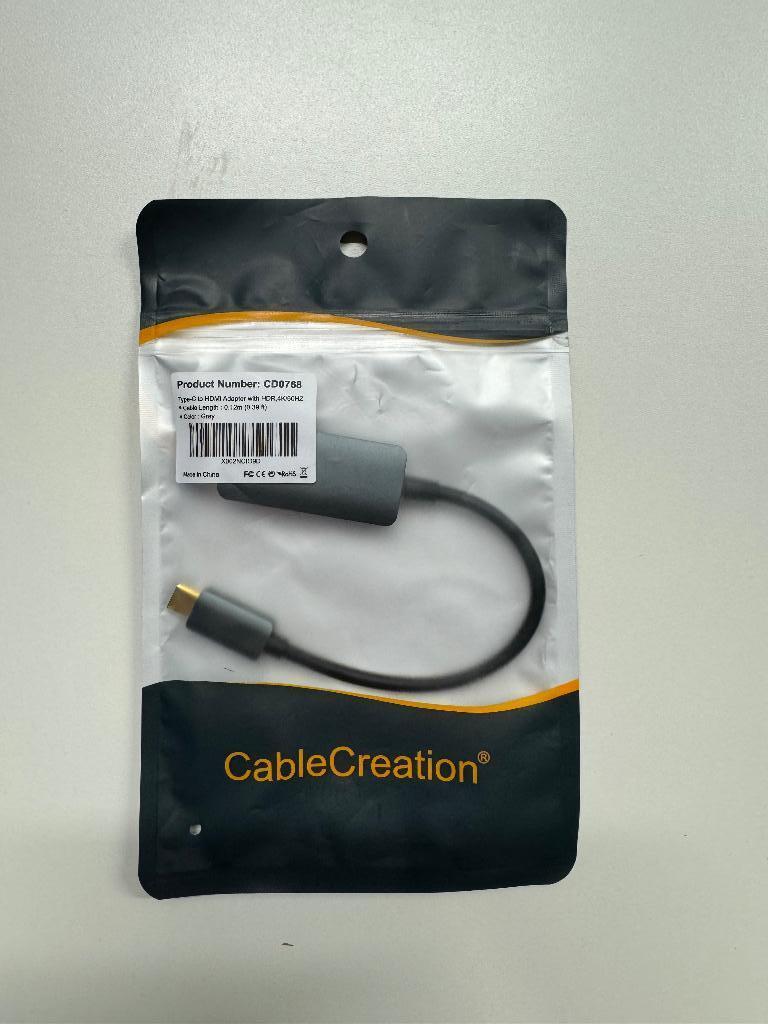 CableCreation USB-C naar HDMI adapter – 4K 60Hz, Ophalen, Nieuw