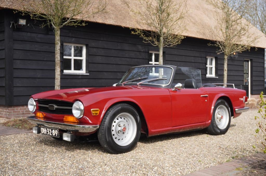 Triumph TR-6 Straight Six met Overdrive, Achterwielaandrijving, Cabriolet, Triumph, 2498 cc