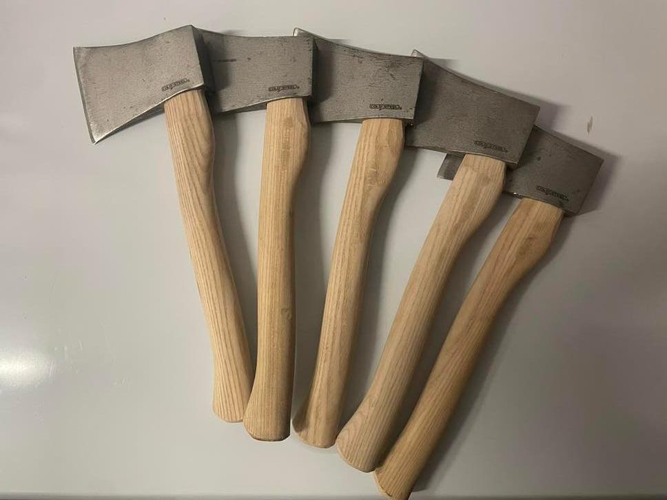 Werpbijlen COLDSTEEL, Tuin en Terras, Hand-tuingereedschap, Ophalen, Zo goed als nieuw