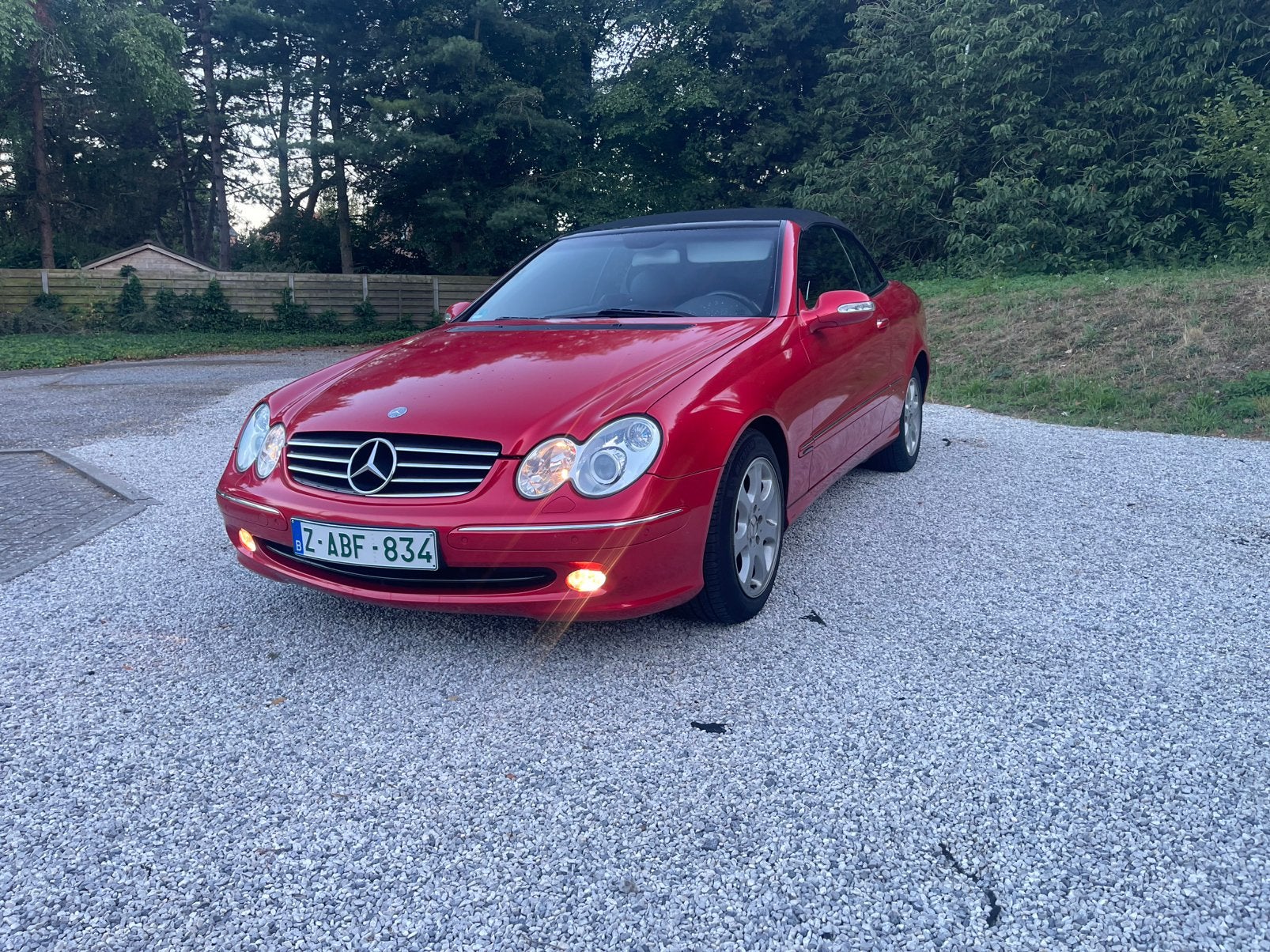 Mercedes-Benz CLK 200 Kompressor Cabrio Bouwjaar: 2003, Auto's, Mercedes-Benz, Automaat, Grijs, Particulier, CLK