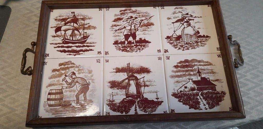 Vintage dienbord, Ophalen of Verzenden