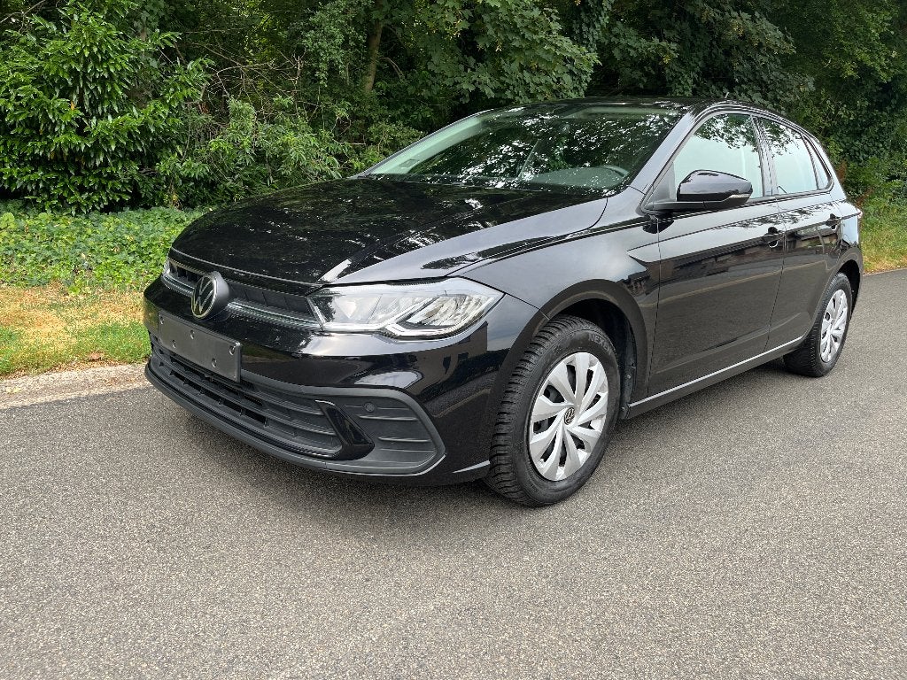 VW Polo 1.0TSI 95pk Automaat G7 Camera,Gps,Virtual,Carplay, Stof, Zwart, Bedrijf, 5 zetels