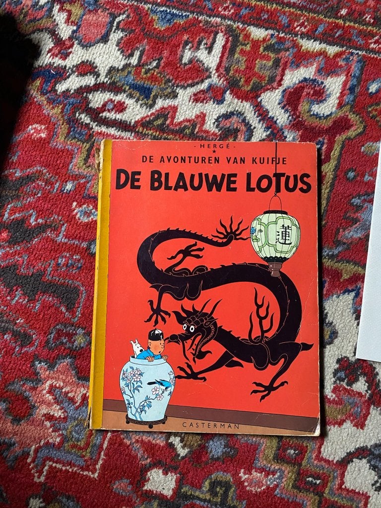 Hergé Kuifje De Blauwe Lotus, Boeken, Ophalen