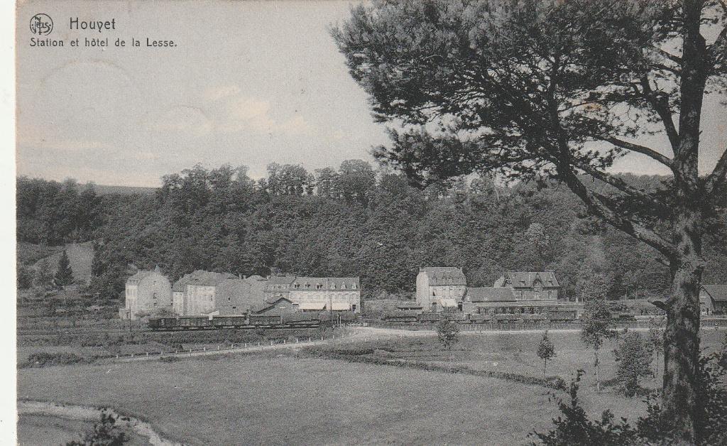 Houyet, gare et hôtel de la Lesse, Envoi