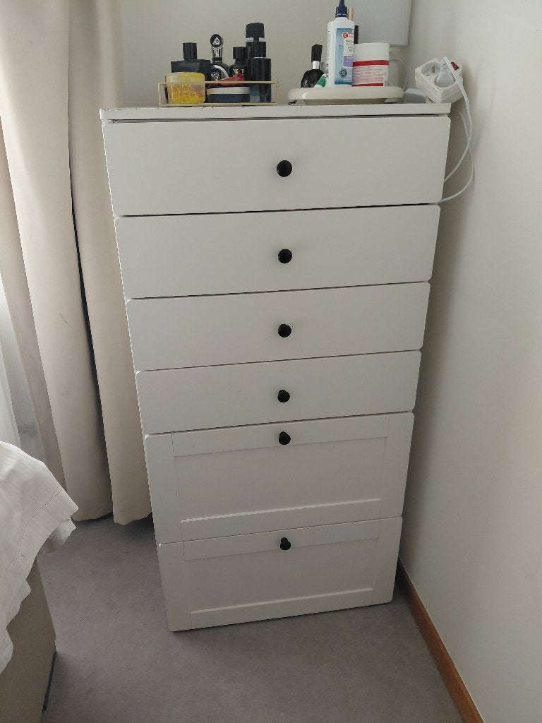 Ikea ladekast met 6 laden, Huis en Inrichting, Ophalen, Gebruikt, 5 laden of meer, 100 tot 150 cm
