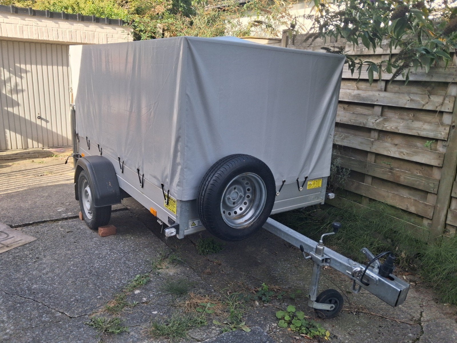 Aanhangwagen saris dv75, Ophalen, Gebruikt