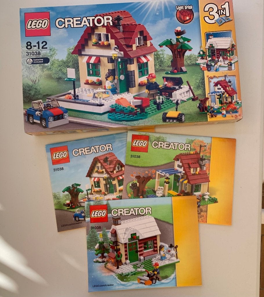 31038 LEGO Creator 3 in 1 Changing Seasons, Lego, Ensemble complet, Comme neuf, Enlèvement