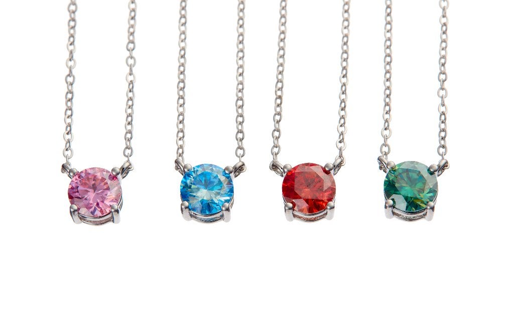 Collier en Argent + pendentif, Avec pierre précieuse, Argent, Envoi, Neuf
