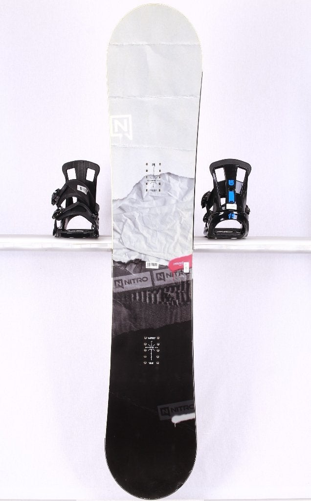 155 cm snowboard NITRO PRIME RAW 2025, Black/grey, FLATout, Verzenden, Gebruikt, Board