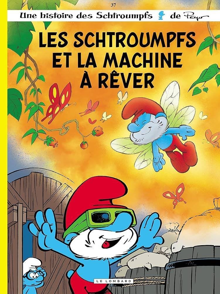 Les Schtroumpfs et la machine à rêver - Bilingue FR & WA, Livres, Peyo, Plusieurs BD, Comme neuf, Envoi