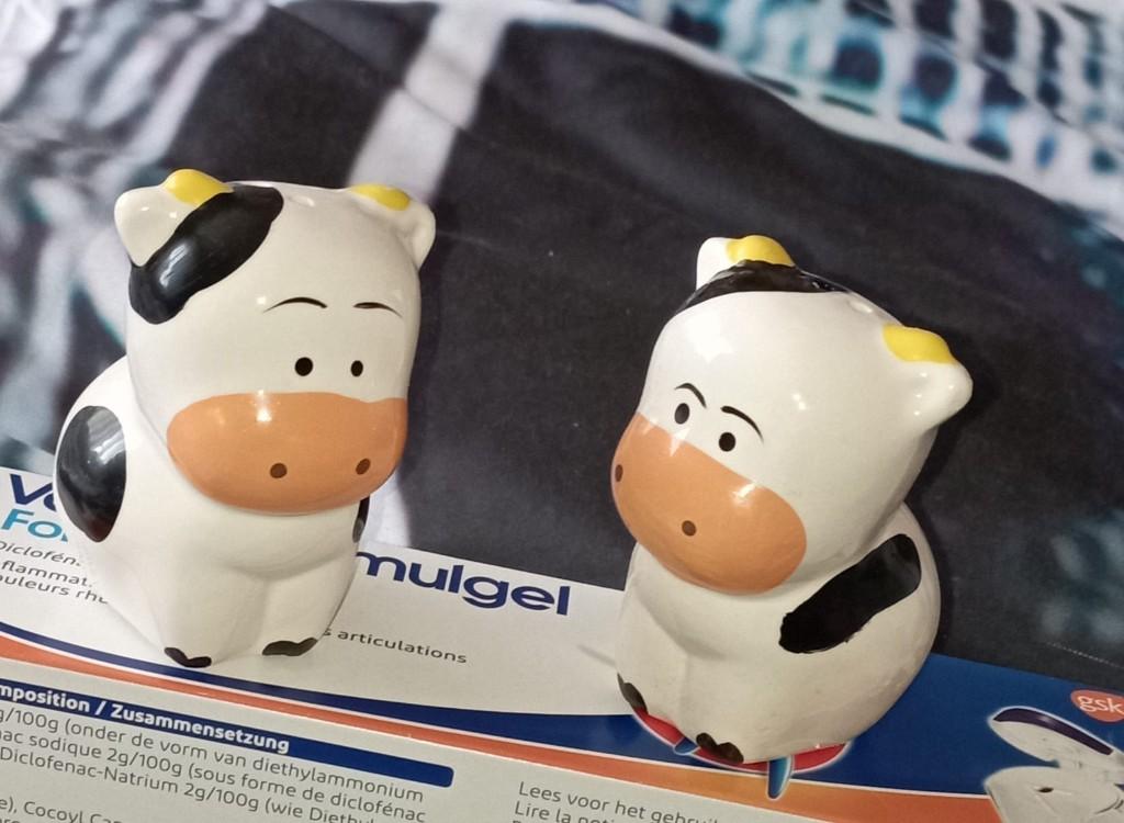 koe zout en peper vatje nieuw, Ophalen, Nieuw, Beeldje of Figuurtje