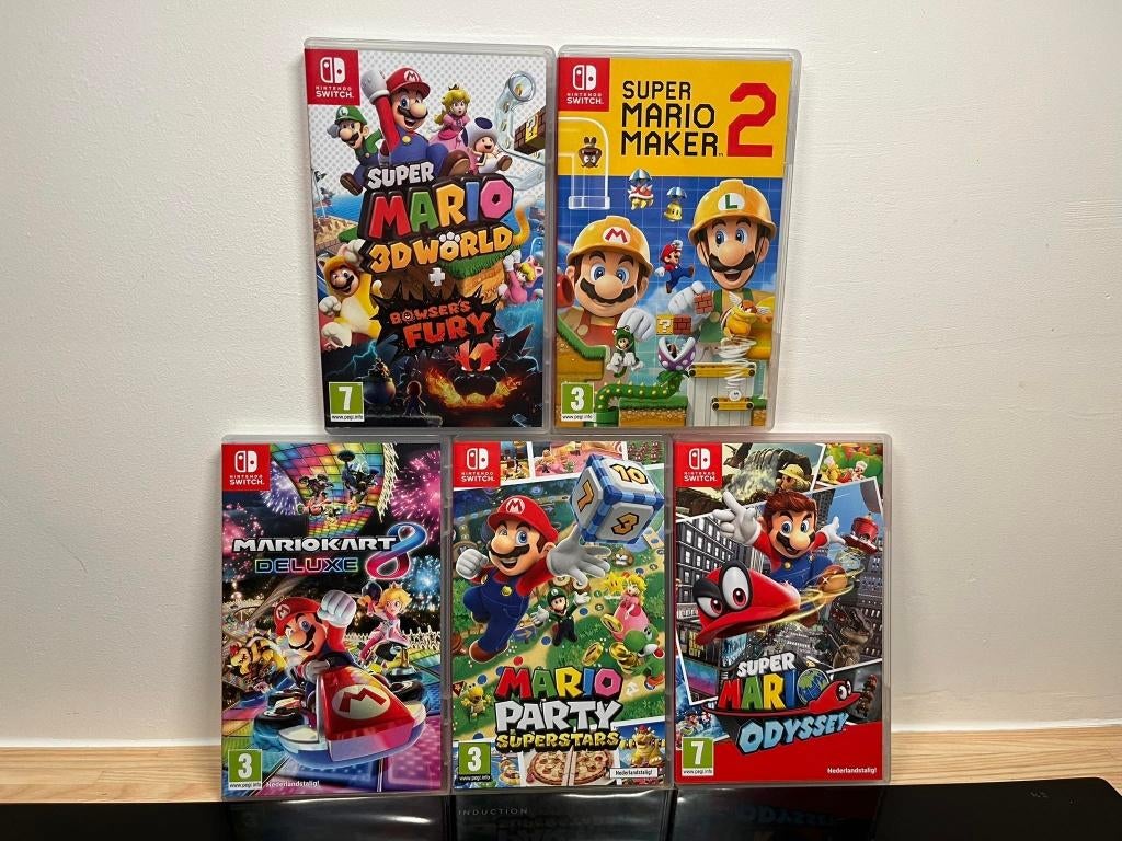 Mario, Pokemon en andere Switch games!, Games en Spelcomputers, Games | Nintendo Switch, Gebruikt, Ophalen