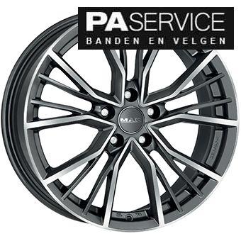 Nwe 22 inch Mak Union Antraciet gepolijst Audi Q7 Q8 E-tron, Auto-onderdelen, Banden en Velgen, Velg(en), -, -, Nieuw