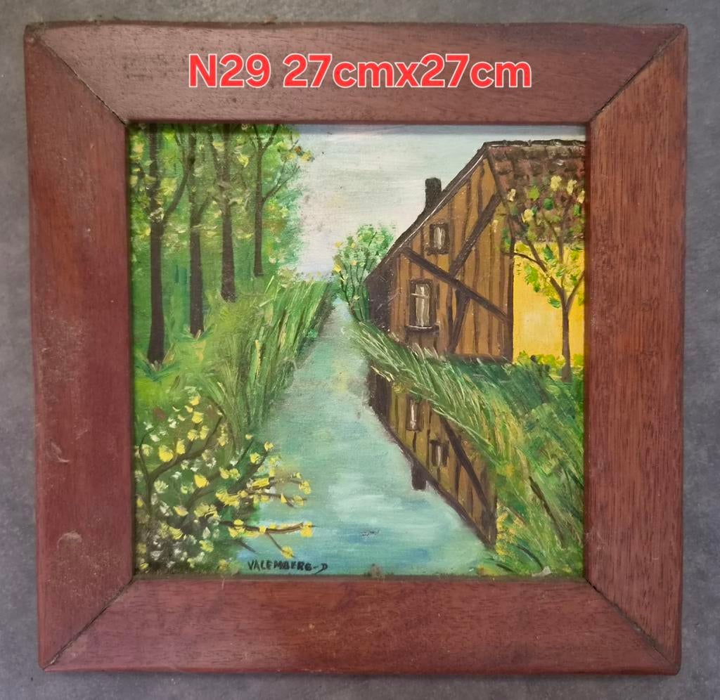 Tableau peint a la main sur toile, Enlèvement