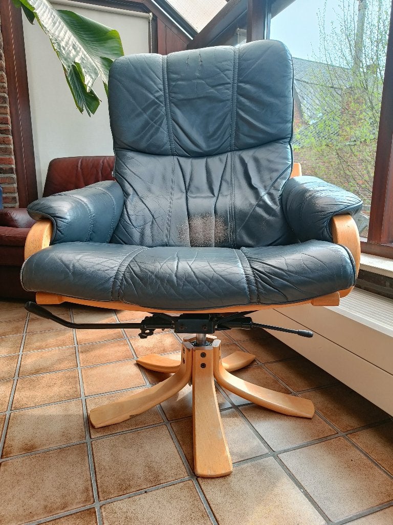 Relaxzetel Scandinavische stijl, Ophalen, Blauw