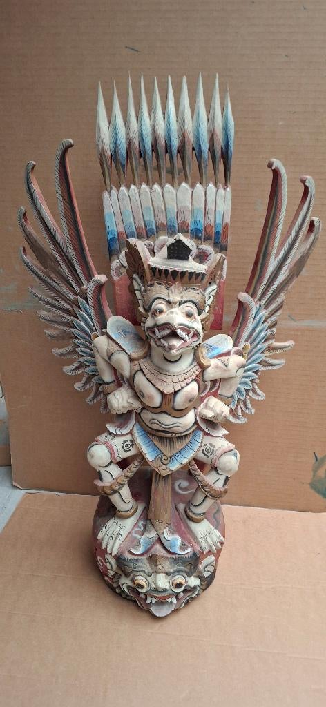 Balinees houten beed, Ophalen