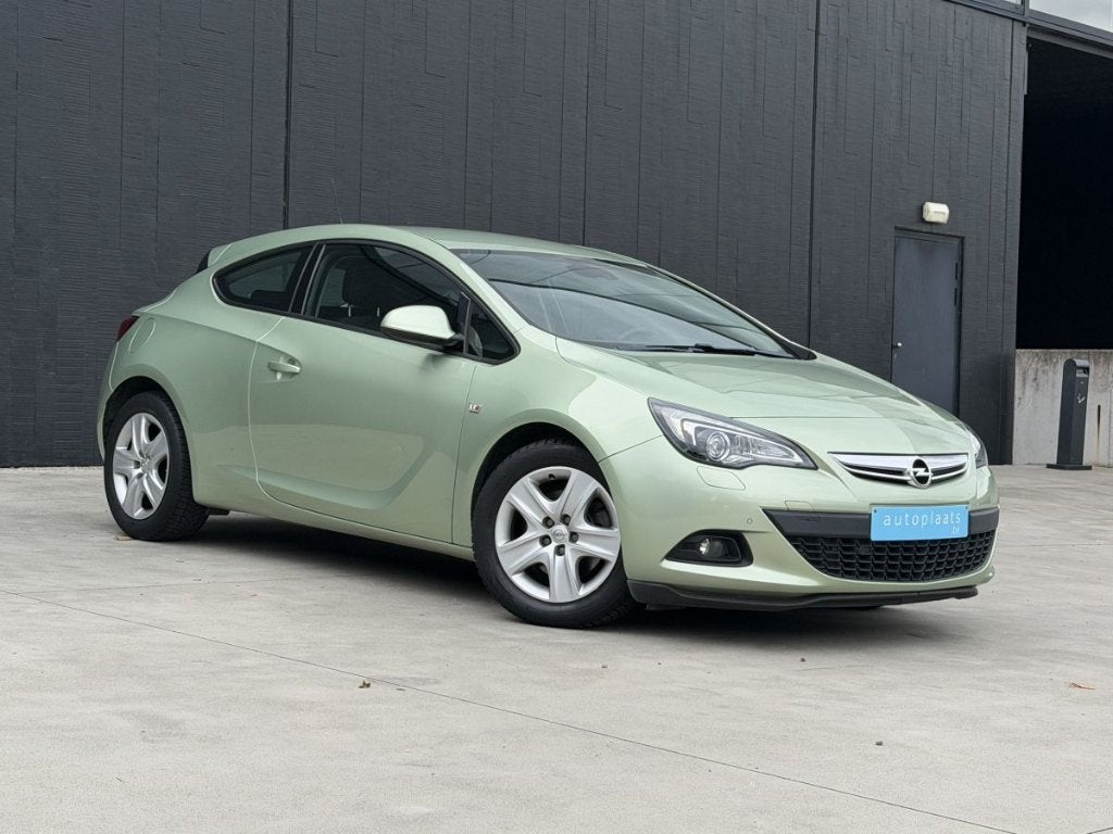 Opel Astra GTC 1.4 Turbo benzine Airco Parkeersensoren, Euro 5, Parkeerassistent, Zwart, Bedrijf