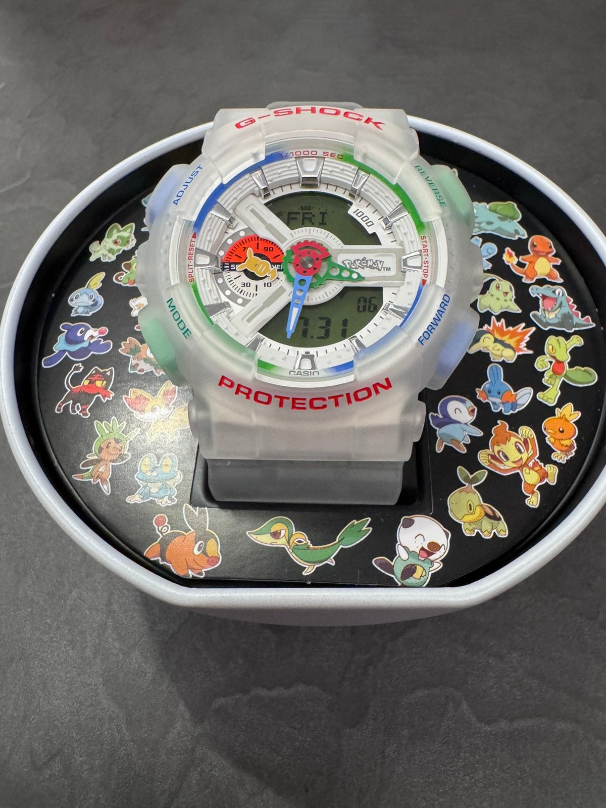 Nieuw G-Shock Pokémon GA-110PKM-7AER horloge, Ophalen of Verzenden, Nieuw, Jongen of Meisje