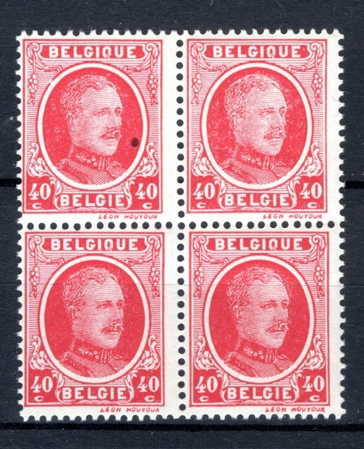 202 MNH 1922 - Z.M. Koning Albert 1 (4 stuks), Verzenden, Postfris, Postfris