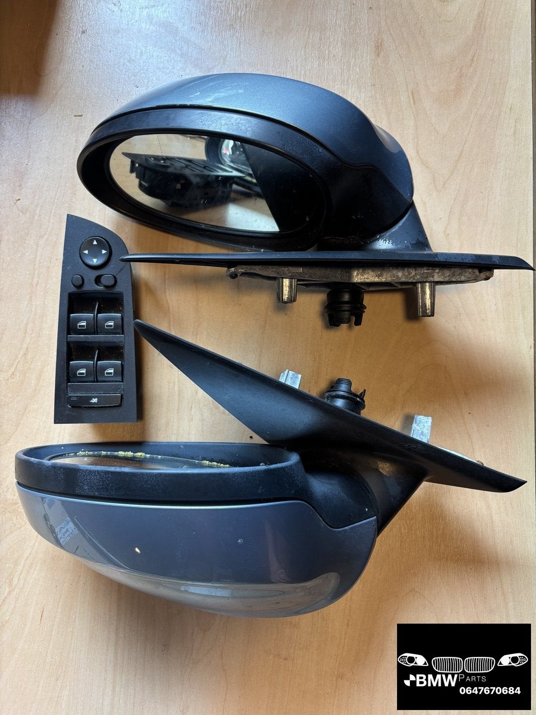 Set spiegel klapfunctie Bmw 3-Serie E90 E91 grijs, Auto-onderdelen, Gebruikt, -, Ophalen of Verzenden, -