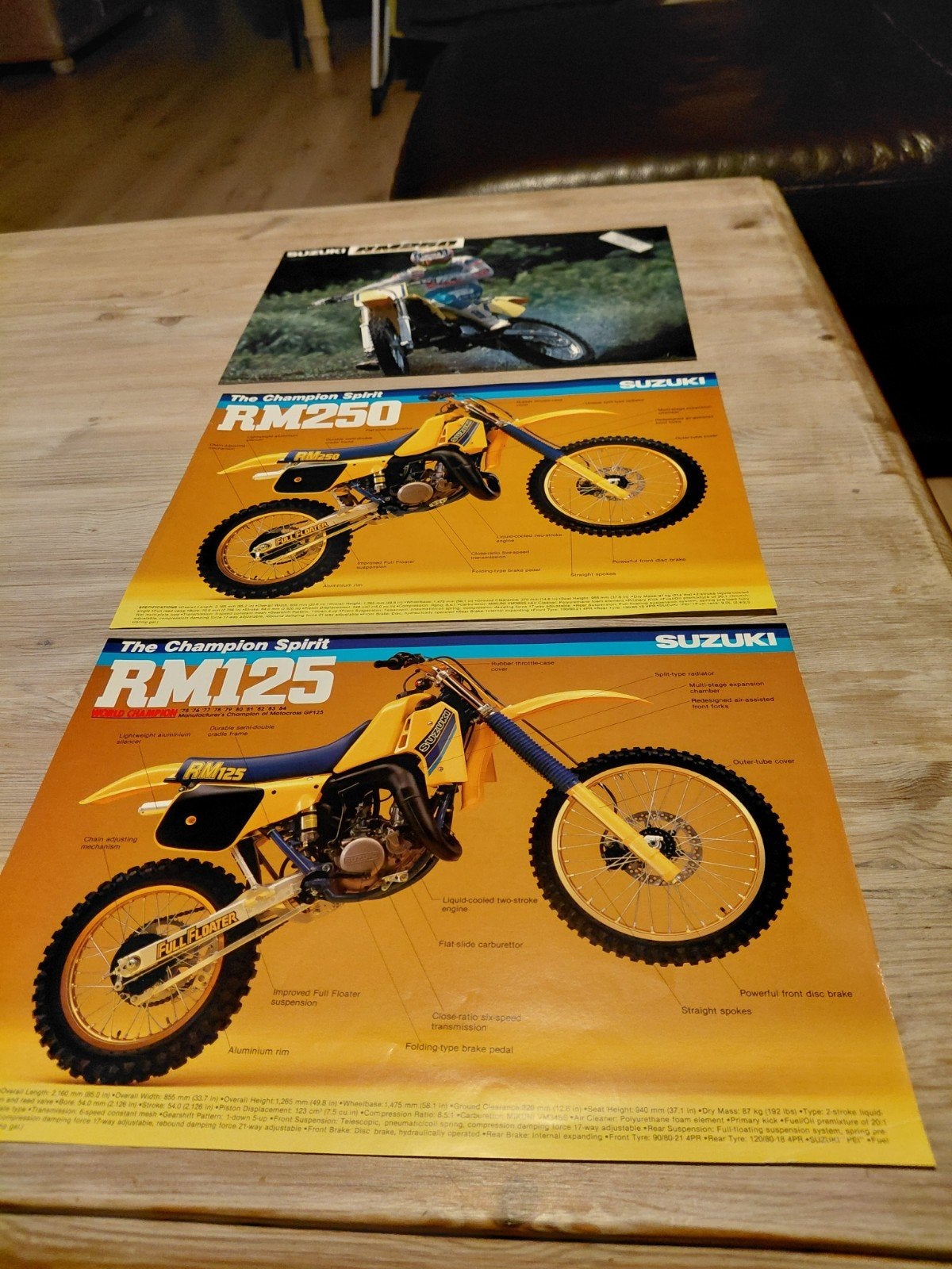 suzuki cross folders rm125 rm250, Enlèvement, Suzuki