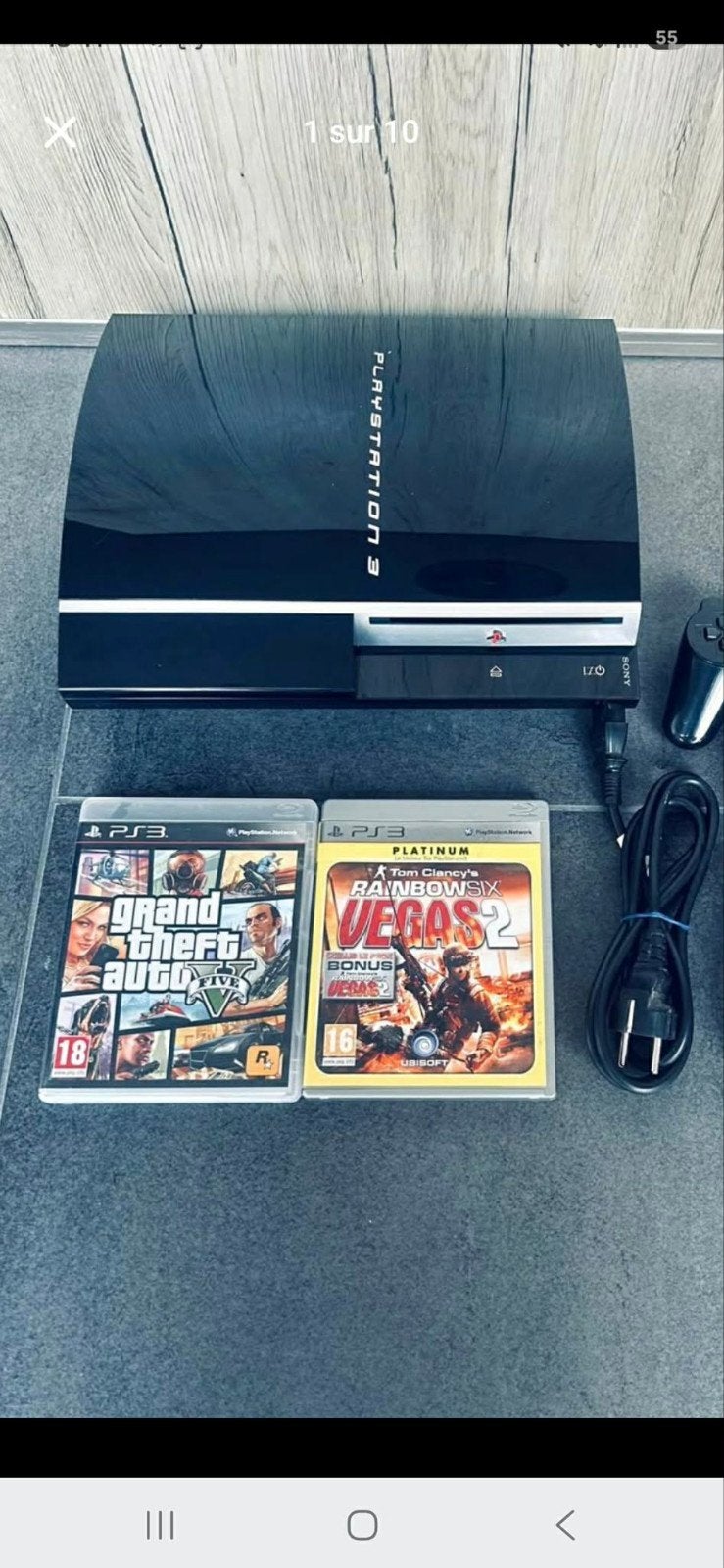 PlayStation 3 / ps3 + jeux, Consoles de jeu & Jeux vidéo, 40 GB, Avec 1 manette, Phat, Enlèvement