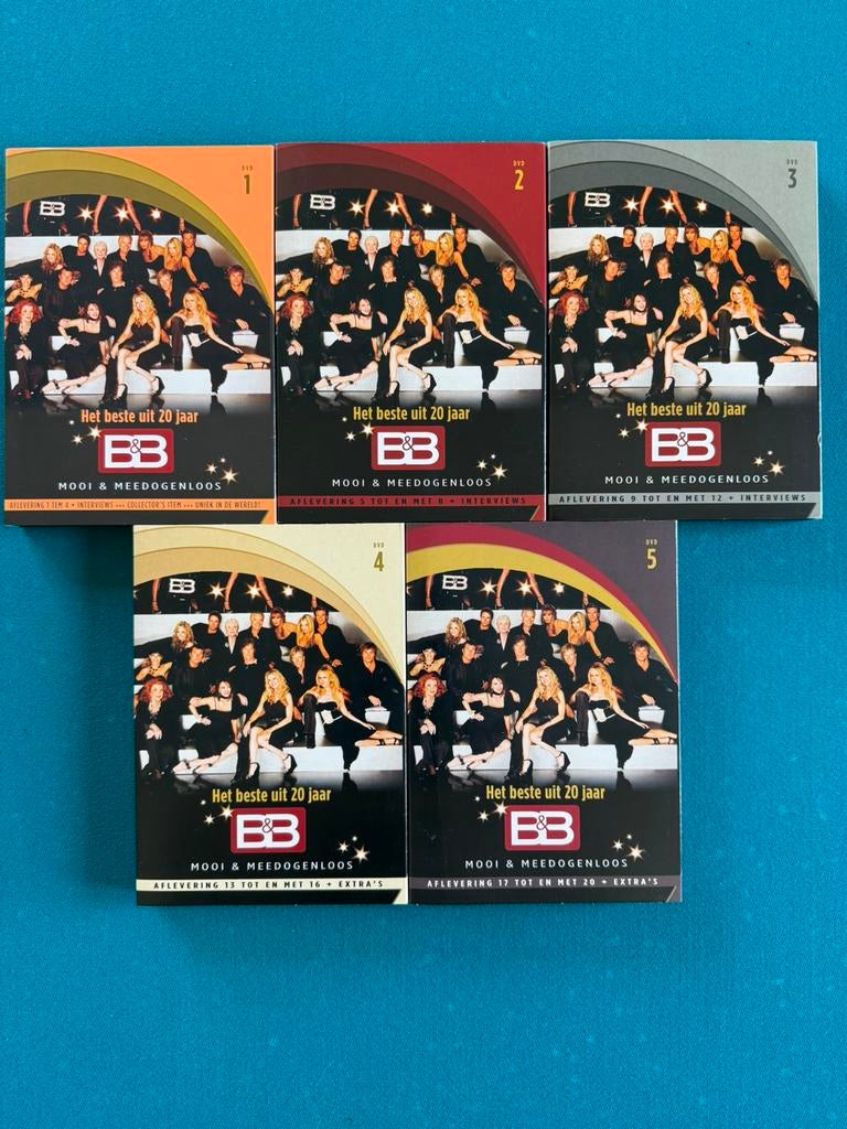 Boxset 5 dvd’s – Het Beste uit 20 Jaar Mooi & Meedogenloos, Ophalen, Alle leeftijden, Boxset, Drama