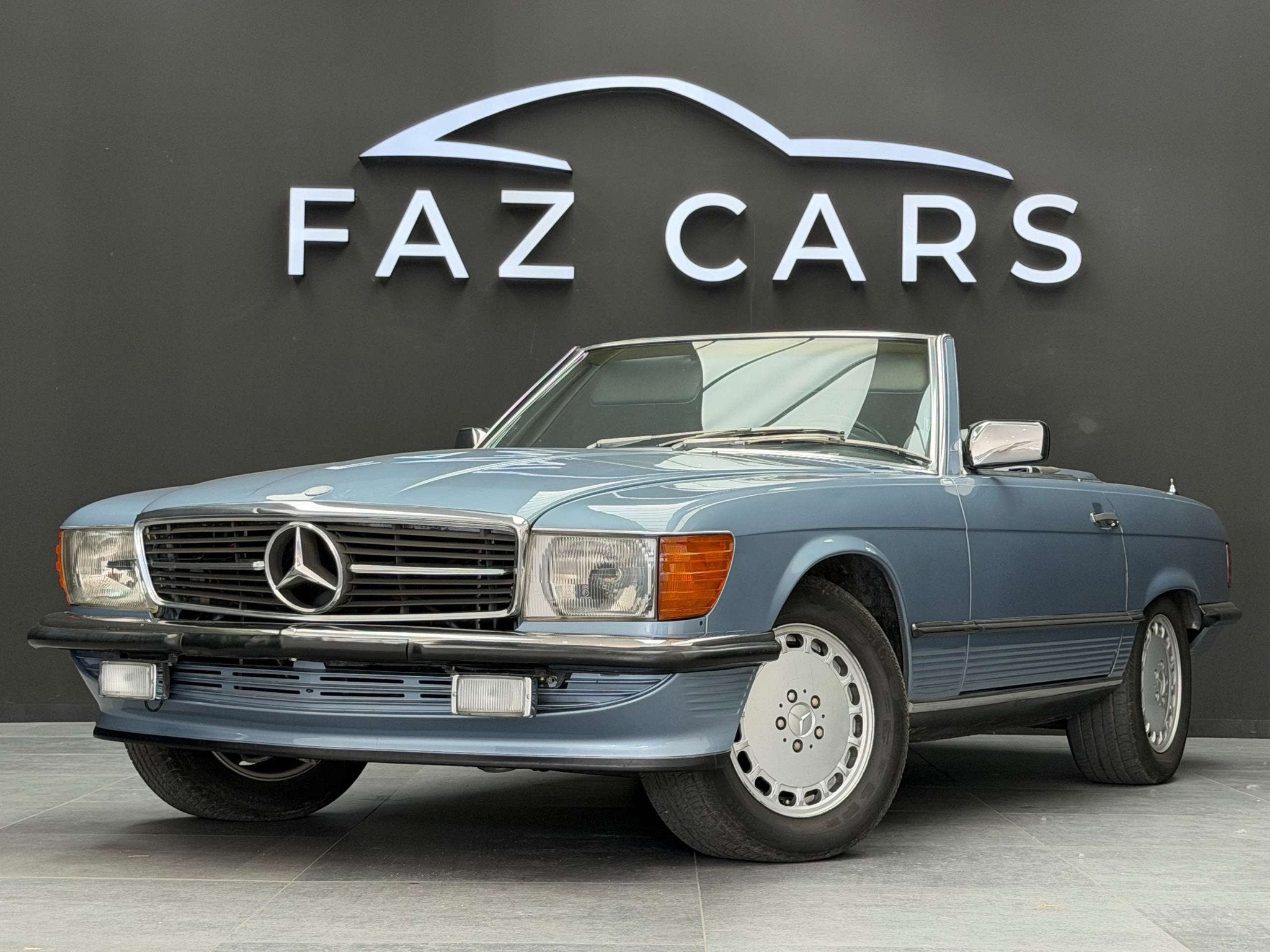 Mercedes-Benz SL-Klasse 560 R107 Cabriolet 1986 Version euro, Autos, Cuir, Achat, Entreprise, Automatique