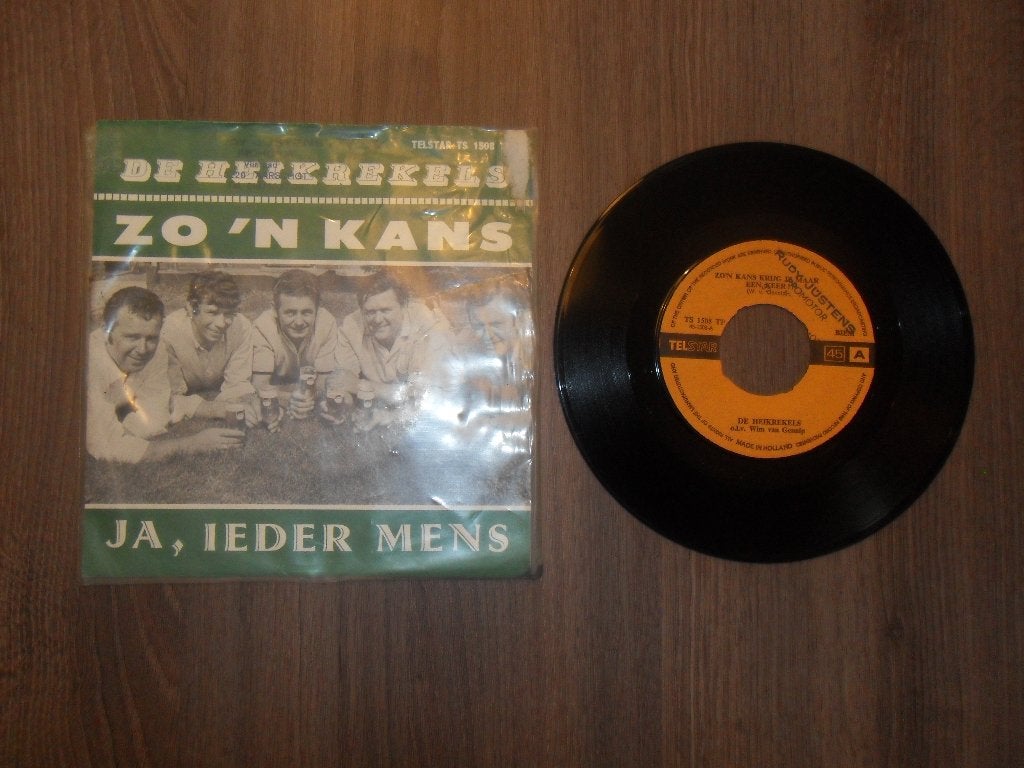 De Heikrekels - Zo'n kans, Ophalen of Verzenden, Gebruikt, 7 inch, Levenslied of Smartlap