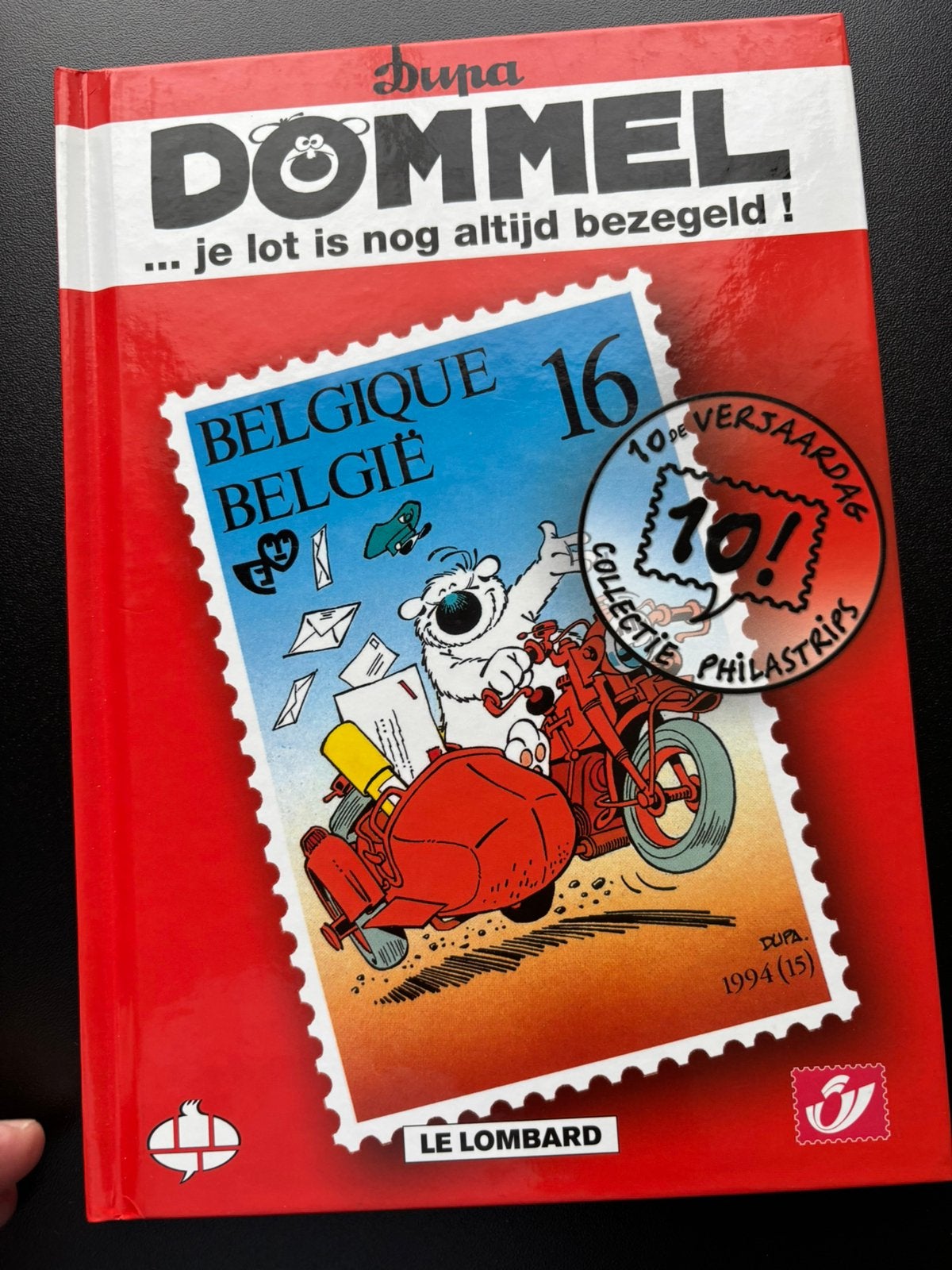 Filatelie-strip postzegel verzamelen, Boeken, Eén stripboek, Ophalen of Verzenden, Zo goed als nieuw