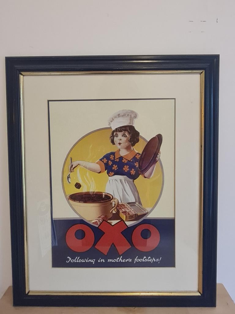 OXO Vintage reclameframe, Antiek en Kunst